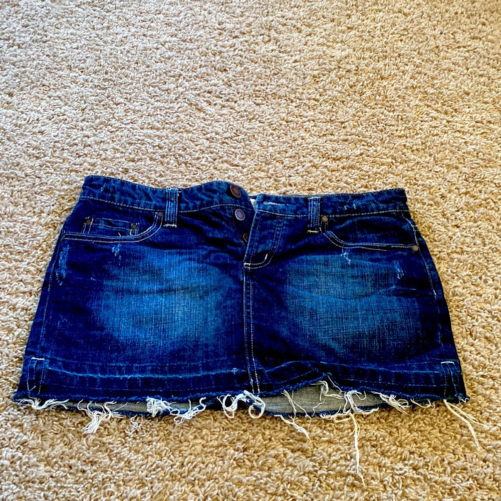 MAURICES size 7/8 Jean mini skirt